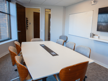 Eight person meeting room at Cocial